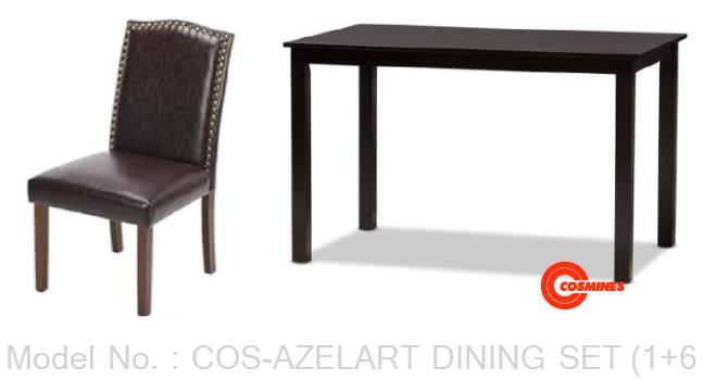 COS-AZELART DINING SET (1+6)